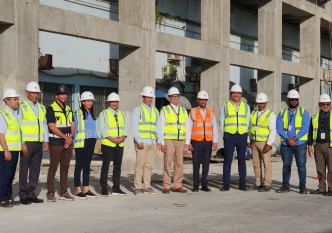 Presidente Tribunal Superior Electoral y ministro de la Vivienda supervisan avances construccion nuevo edificio de la Alta Corte 770x540