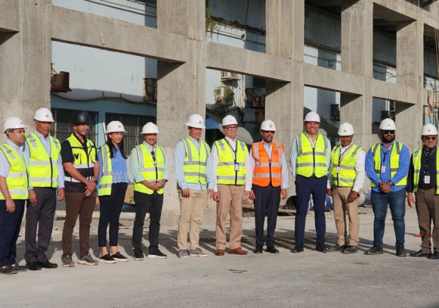 Presidente Tribunal Superior Electoral y ministro de la Vivienda supervisan avances construccion nuevo edificio de la Alta Corte 770x540
